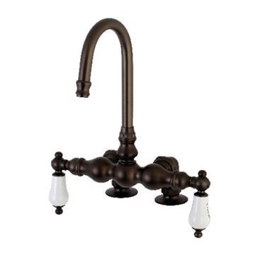 Aqua Vintage AE95TX 3 3/8 Inch Deck Mount Tub Faucetimage
