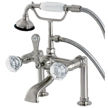 Aqua Vintage Celebrity Deck Mount Clawfoot Tub Faucetimage