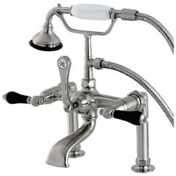 Aqua Vintage Duchess Deck Mount Clawfoot Tub Faucet - Leverimage