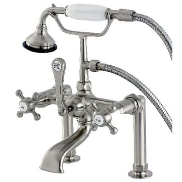 Aqua Vintage English Country Deck Mount Clawfoot Tub Faucetimage