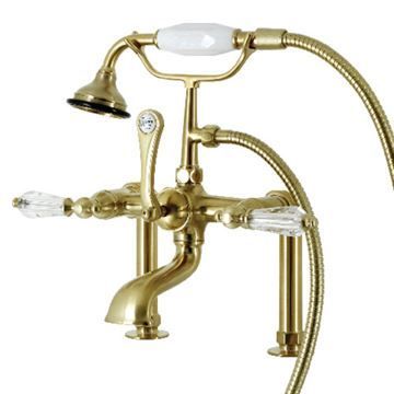 Aqua Vintage Wilshire Deck Mount Clawfoot Tub Faucetimage