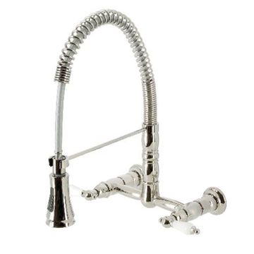Gourmetier Heritage GS124PL Wall Mount Pull Down Spray Kitchen Faucetimage