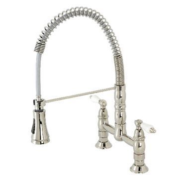 Gourmetier Heritage GS127PL Deck Mount Pull Down Spray Kitchen Faucetimage