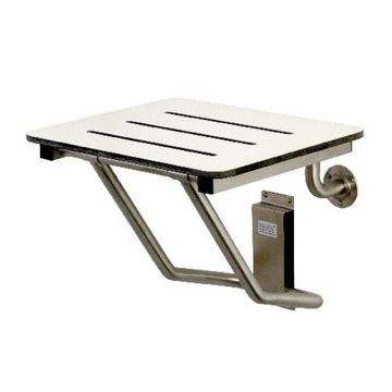 Restorers Adascape Brushed Stainless Steel Fold Down Shower Seatimage