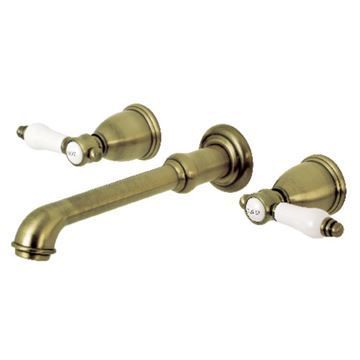 Restorers Bel Air KS702BPL Two Handle Wall Mount Roman Tub Faucetimage