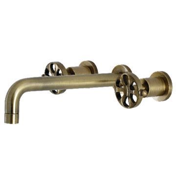 Restorers Belknap KS802RX Two Handle Wall Mount Bath Tub Faucetimage