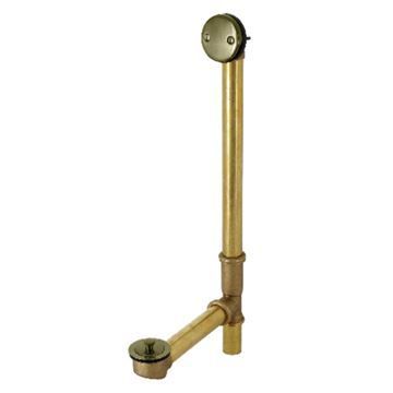 Restorers DLL318 18 Inch Lift & Lock Tub Drain & Overflowimage