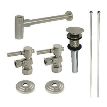 Restorers DLTRMK1 Plumbing Sink Trim Kit with Bottle Trap & Drainimage