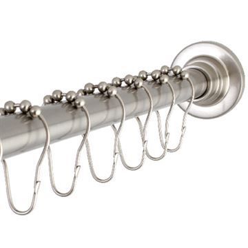 Restorers Edenscape SCC311 Adjustable Shower Curtain Rod with Ringsimage