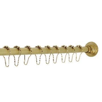 Restorers Edenscape SRK60 Adjustable Shower Curtain Rod & Ringsimage