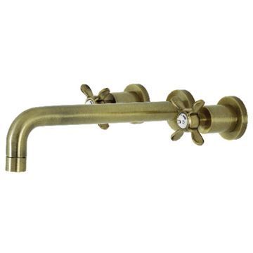 Restorers Essex KS802BEX Two Handle Wall Mount Bath Tub Faucetimage