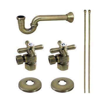 Restorers Gourmet Scape Plumbing Supply Kit with 1 1/2 Inch P Trapimage