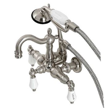 Restorers Heritage CA1009TX 3 3/8 Inch Tub Wall Mount Clawfoot Faucetimage