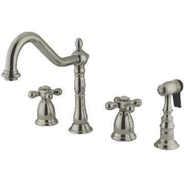 Restorers Heritage KS179AXBS Widespread Kitchen Faucetimage