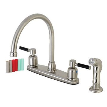 Restorers Kaiser FB79DKLSP 8 Inch Kitchen Faucet & Sprayerimage