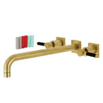 Restorers Kaiser KS604DKL 8 Inch Wall Mount Tub Faucetimage