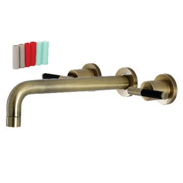 Restorers Kaiser KS802CKL Two Handle Wall Mount Roman Tub Faucetimage