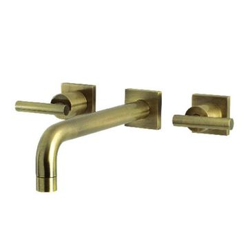 Restorers Manhattan KS602CML 8 Inch Wall Mount Tub Faucetimage