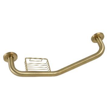 Restorers Meridian Angled Grab Bar with Soap Holderimage