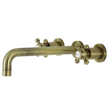 Restorers Metropolitan KS802BX Two Handle Wall Mount Bath Tub Faucetimage