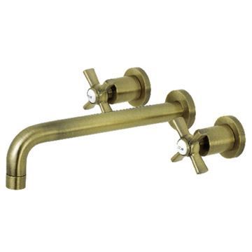Restorers Millennium KS802ZX Two Handle Wall Mount Bath Tub Faucetimage