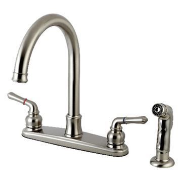 Restorers Naples FB779NMLSP 8 Inch Kitchen Faucet & Sprayerimage
