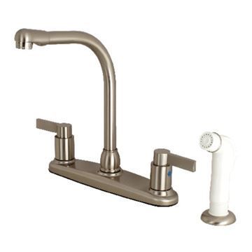 Restorers NuvoFusion Kitchen Faucet - White Sprayerimage