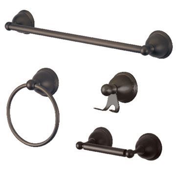 Restorers Restoration BAK3962478 4-Piece Bathroom Accessory Setimage