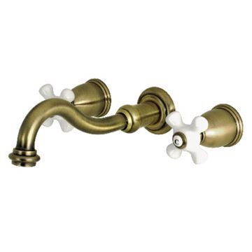 Restorers Restoration KS302PX Two Handle Wall Mount Tub Faucetimage