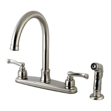 Restorers Royale FB779FLSP 8 Inch Kitchen Faucet & Sprayerimage
