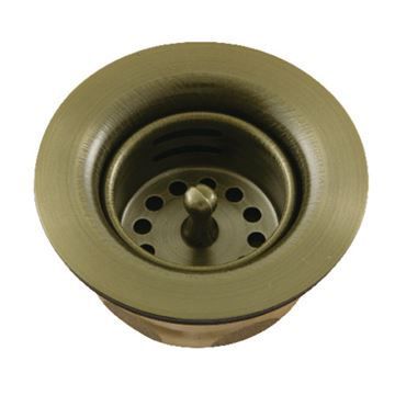 Restorers Tacoma K461B Stainless Steel Bar Sink Basket Strainer Drainimage