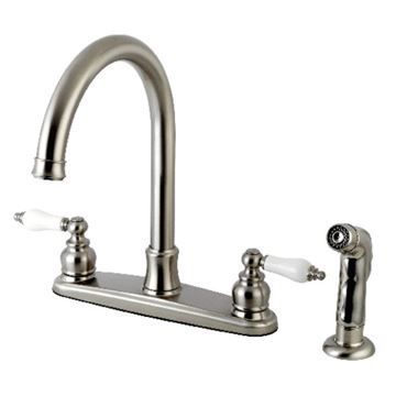 Restorers Victorian FB779PLSP 8 Inch Kitchen Faucet & Sprayerimage