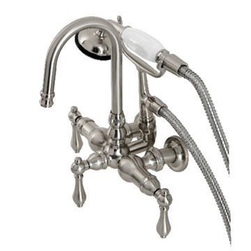 Restorers Vintage CA7TX 3 3/8 Inch Tub Wall Mount Clawfoot Faucetimage