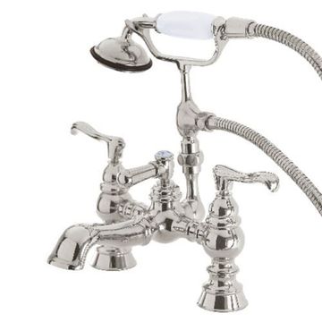 Restorers Vintage CC1152TX 7 Inch Deck Mount Tub Faucet & Hand Showerimage