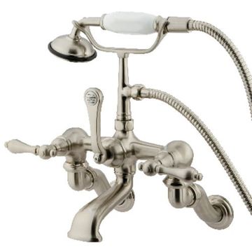 Restorers Vintage CC457TX Adjustable Wall Mount Tub Faucet & Showerimage