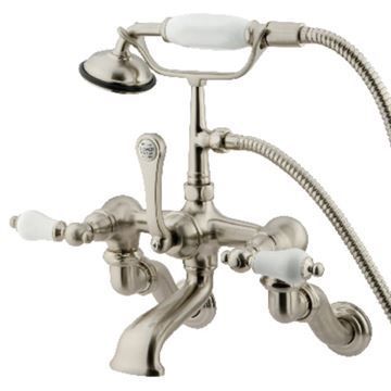 Restorers Vintage CC459TX Adjustable Wall Mount Tub Faucet & Showerimage