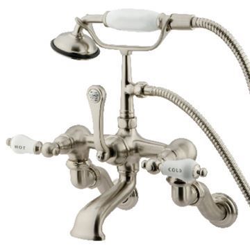 Restorers Vintage CC461TX Adjustable Wall Mount Tub Faucet & Showerimage