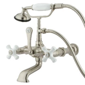 Restorers Vintage CC549TX 7 Inch Wall Mount Tub Faucet & Showerimage