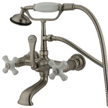 Restorers Vintage CC559TX 7 Inch Wall Mount Tub Faucet & Showerimage