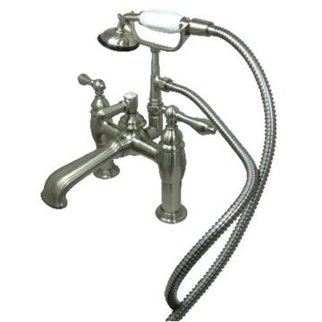 Restorers Vintage CC603TX 7 Inch Deck Mount Tub Faucet & Showerimage