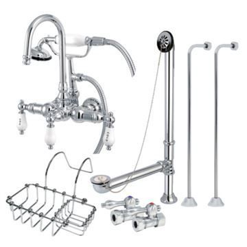 Restorers Vintage CCK10T Wall Mount Clawfoot Tub Faucet Packageimage