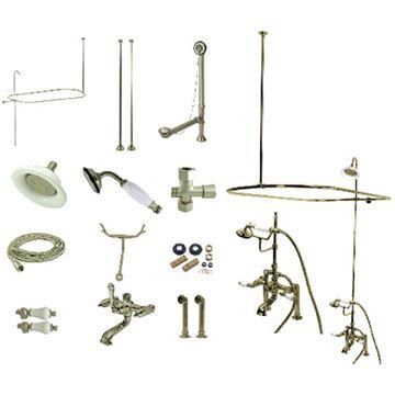 Restorers Vintage CCK117XDPL Tub Faucet Package & Enclosureimage