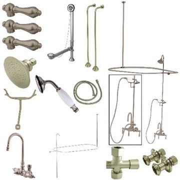 Restorers Vintage CCK214AL Gooseneck Tub Faucet Packageimage