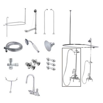 Restorers Vintage CCK218AL Gooseneck Tub Faucet Packageimage