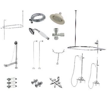 Restorers Vintage CCK314 Down Spout Tub Faucet Package & Enclosureimage