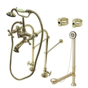 Restorers Vintage CCK517AX Freestanding Tub Faucet Comboimage