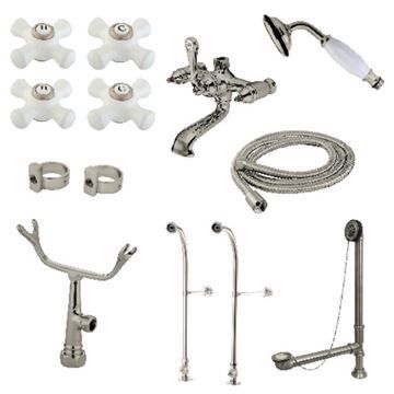 Restorers Vintage CCK517PX Freestanding Tub Faucet Comboimage