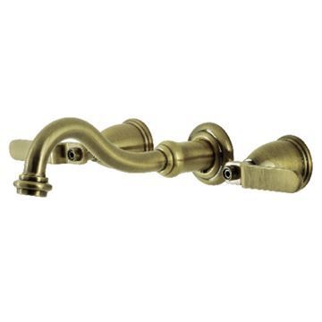 Restorers Whitaker KS302KL Two Handle Wall Mount Tub Faucetimage