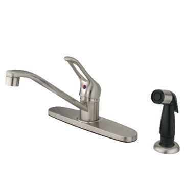 Restorers Wyndham FB562 Single Handle Kitchen Faucet & Sprayerimage
