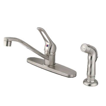 Restorers Wyndham FB562SP Single 8 Inch Kitchen Faucet & Sprayerimage